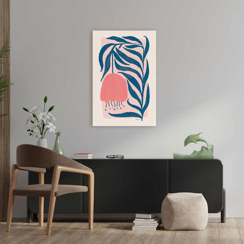 Fleurs de Scandi bohémiennes et scandinaves III, H 36 po x l 24 po