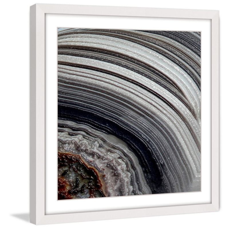 Reproduction d’art par Marmont Hill-impression sur papier, H 18 po x l 18 po x 1,5 po, Cadre blanc