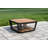 Aniston 5 - Piece Black Rope And Teak Seating Group With Sunbrella® Cushions