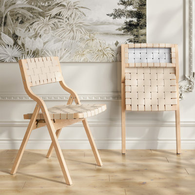 Chaises pliantes élégantes et modernes en bois