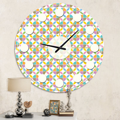Horloge murale rétro Mid-Century