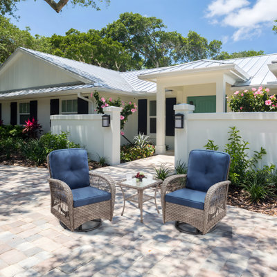 Outdoor Estellar 2 - Person Outdoor Seating Group with Cushions