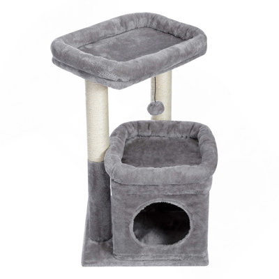 Indoor Small Natural Sisal Plush Cat Tower