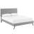 Camille Platform Bed with Round Splayed Legs-1978529206-1978529201