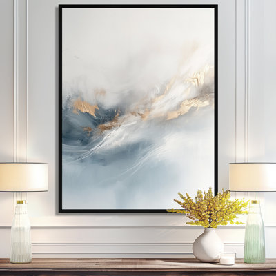 Aquarelle, art mural montagne, toile de paysage abstrait, Miconi