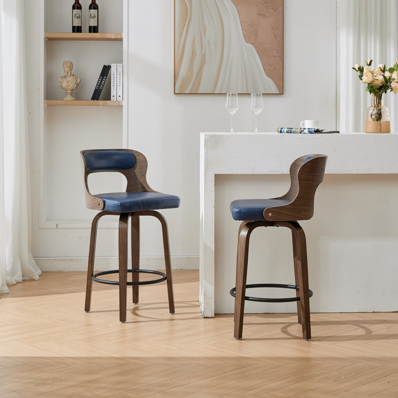 Swivel Counter & Bar Stools, Navy