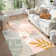 Kaldi Vibrant Spring Floral Print Machine Washable Area Rug with Non-Slip Backing for Living Room, Dining Room, Bedroom