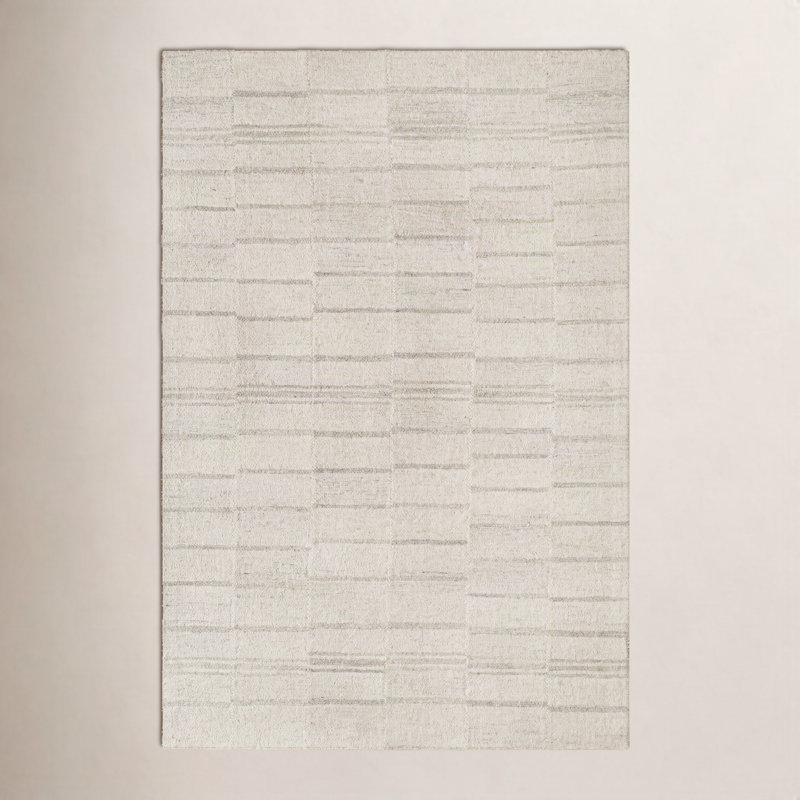 Demie Wool Striped Indoor Rug, Rectangle 2' x 3'