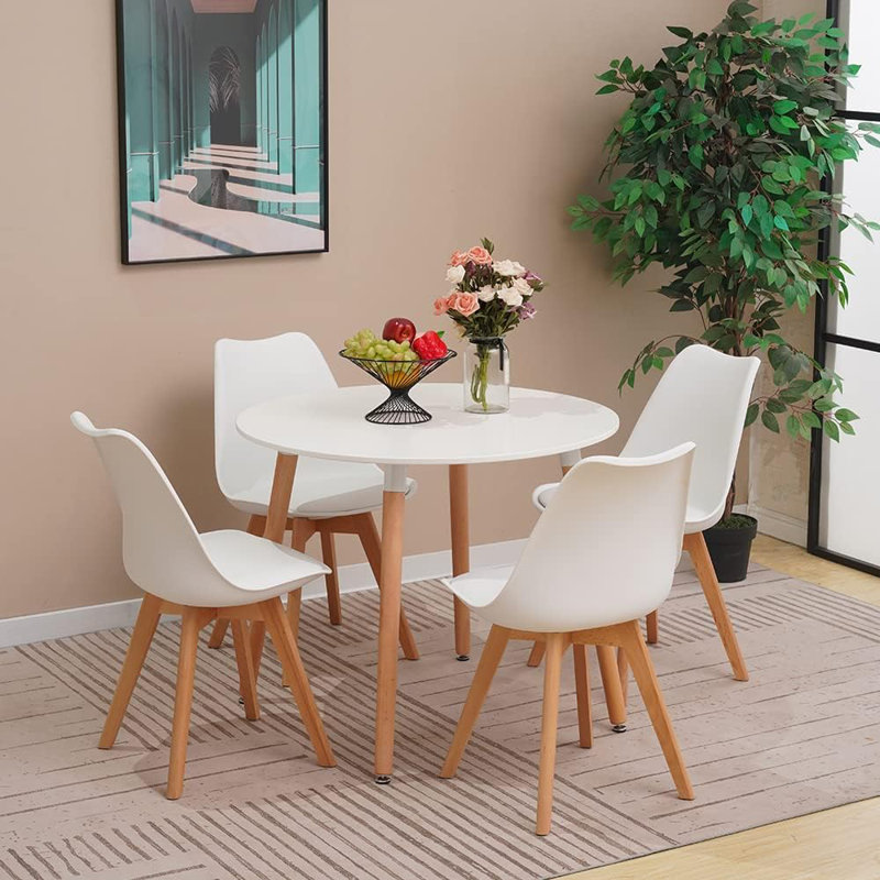 4 - Person Dining Set, White