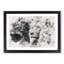 Portrait Of A Proud Lion - Single Picture Frame Print on MDF-56892358-56892357
