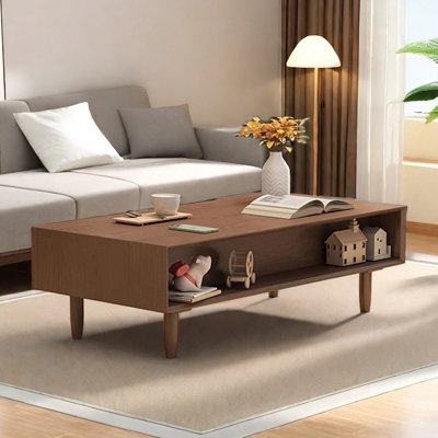 Solid Wood Coffee Table Rubber Wood Quality
