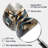Abstract Shapes And Lines IV - Nebula Shape Gold Wall Clock - Unique Shape-106198643