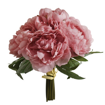 11" Dusty Mauve Peony Centerpieces Bouquet
