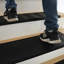 Rubber-Cal Waves Rubber Stair Mats - 9.75" X 29.125" - 6 Pack