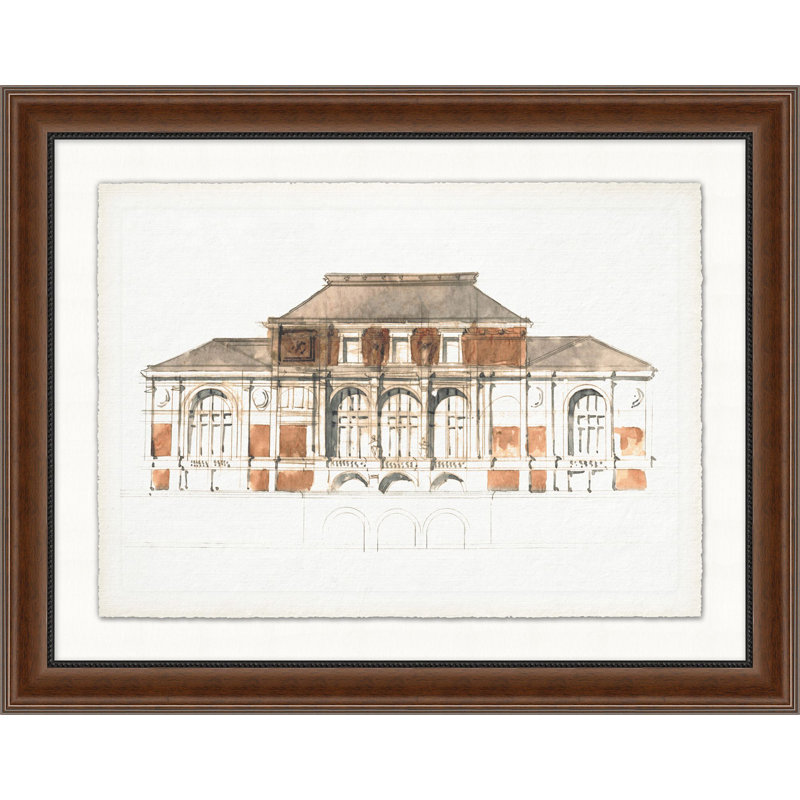 Architectural Rendering 1 Print by Lillian August