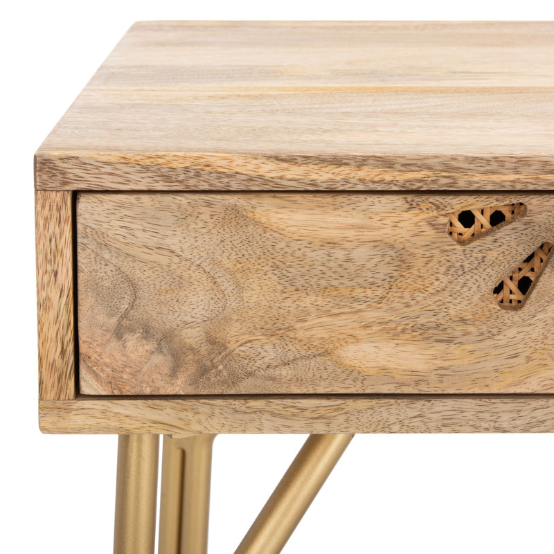 Bureau en bois massif Ava