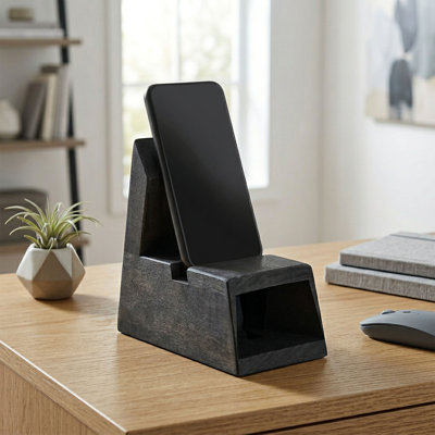 Rayne Sound Enhancing Cell Phone Holder Poplar