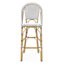 Structure en aluminium rouille blanche et noire 29,5 po