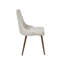 Chaise de salle à manger Mid-Century moderne beige