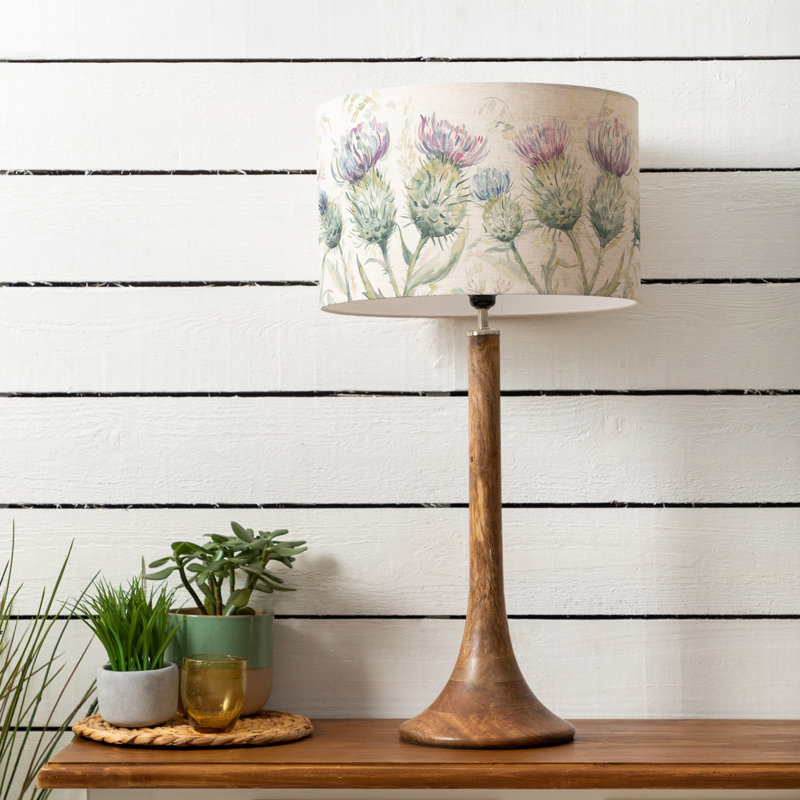 Thistle Glen Solid Wood Table Lamp