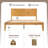 Arvion Queen Size Transitional Modern Solid  Wood Platform Bed Frame, ARB-41-Q, with Panel Headboard & Japanese Joinery, Honey Oak, No Box Spring Needed-357193831-357193829