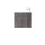 Meuble-lavabo flottant peu encombrant avec lavabo en céramique et portes à fermeture en douceur-133668224