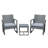 Ables Wicker 2 - Person Patio Conversation Set with Cushions-252323430