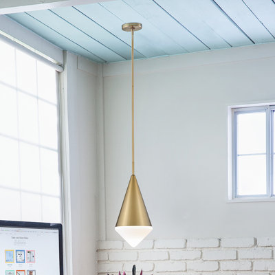 Luminaire suspendu simple à 1 lumière Gilroy