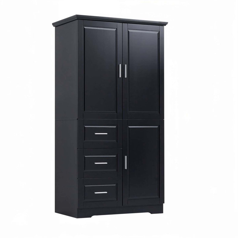 Multi-Functional Tall Storage Cabinet: Versatile Large-Capacity Organizer For Bathroom/Office/Kitchen (Available In Black/White/Gray)