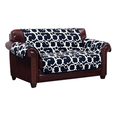 Margret Box Cushion Loveseat Slipcover