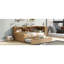Lit de jour avec lit gigogne simple et rangement - Matériau en bois robuste-77031427