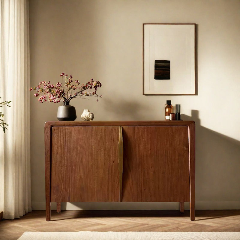 Buffet Simple Living, H 31,89 po x l 35,83 po x P 20,87 po, Caramel