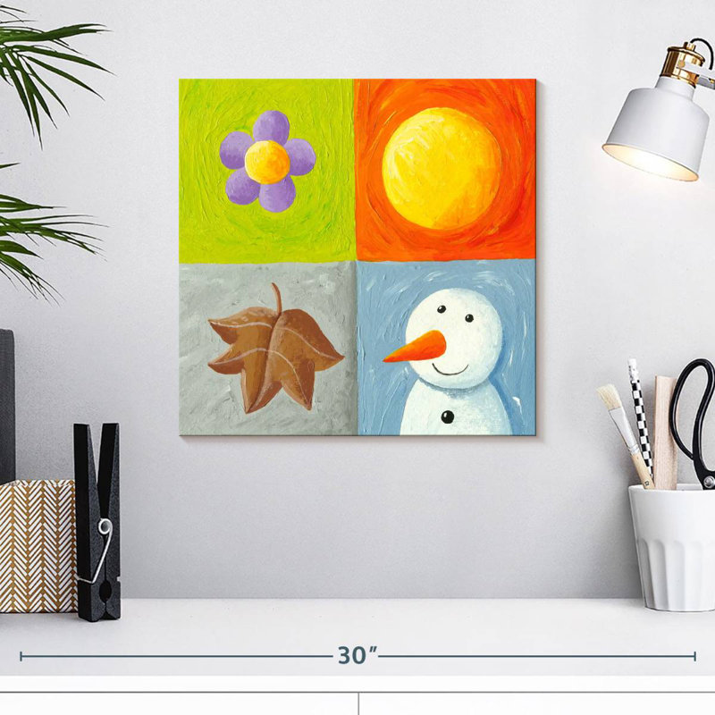 Ashelle 4 saisons en acrylique, H 16 po x l 16 po