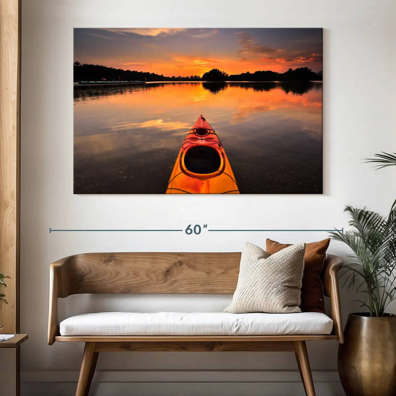 Kayak Mehar orange, H 34 po x l 51 po