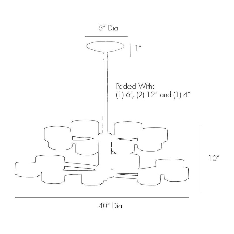 Jalen 16 - Light Chandelier