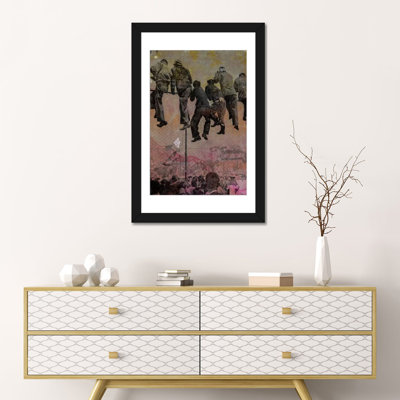 « spectateurs » par db waterman, reproduction d’impression sur toile tendue