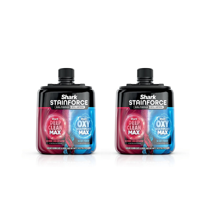 Shark Stainforce 2 X 500ml Dual-formula Refill Bundle Xskbdhxcm500uk
