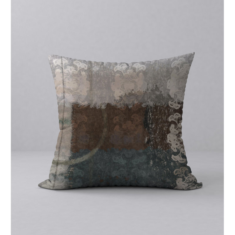 Housse de coussin décorative carrée immaculée, 20 po x 20 po