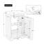 Meuble-lavabo simple 20 po avec plateau en céramique Bascom
