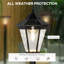 Lampadaire solaire d'extérieur imperméable en aluminium de 77 po Outsunny, capteur PIR à détection de mouvement, luminosité réglable, pour jardin, pelouse, allée, allée
