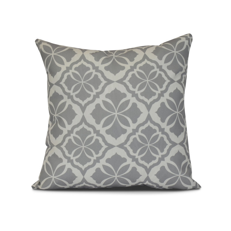 Housse de coussin et insert Tropical Resort, H 26 po x l 26 po, Gris