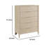 Commode 5 tiroirs Maty