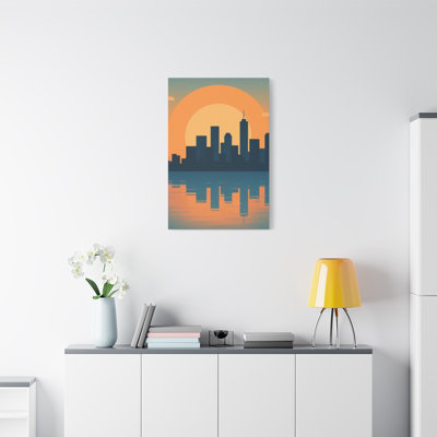 Apel Single Picture Frame Print on Canvas