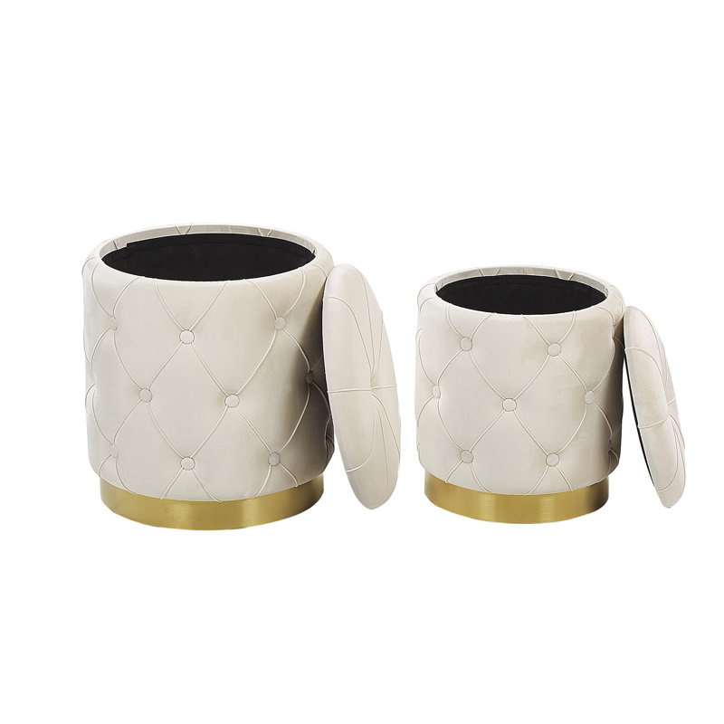 Manufactured Wood Accent Stool, White