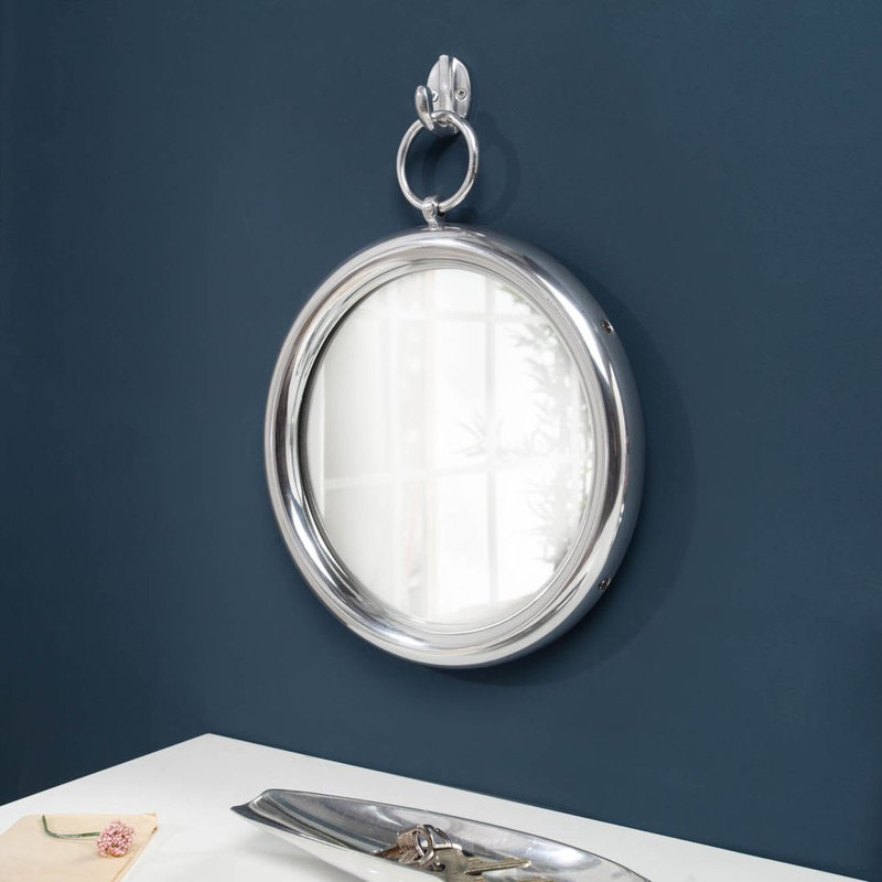 Belwood Aluminum Circle Wall Mirror
