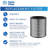 Winix 10.5 in H x 9 in W Round HEPA Replacement Carbon Filter 1 Pack