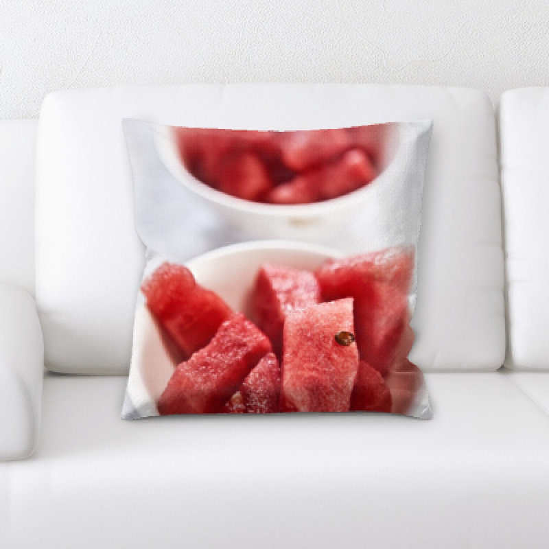 Microsuede Reversible Throw Pillow