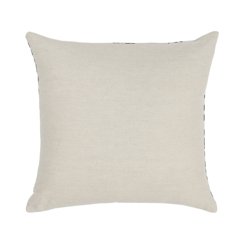 Alula Pillow Cover & Insert, Black/White, Square 22"