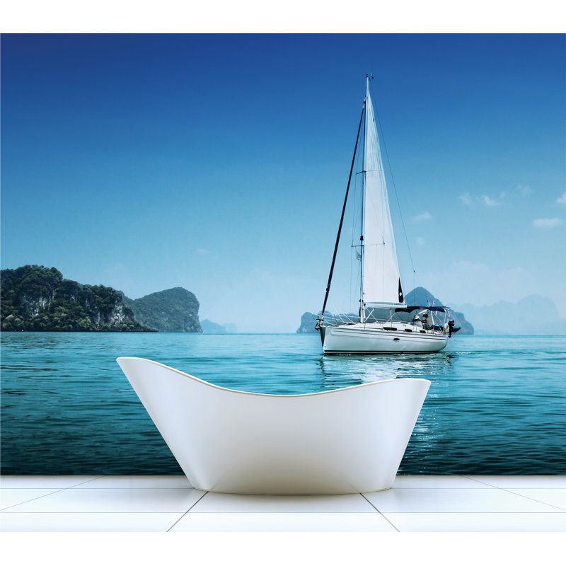 Yacht 3.18m x 250cm Matte Wall Mural