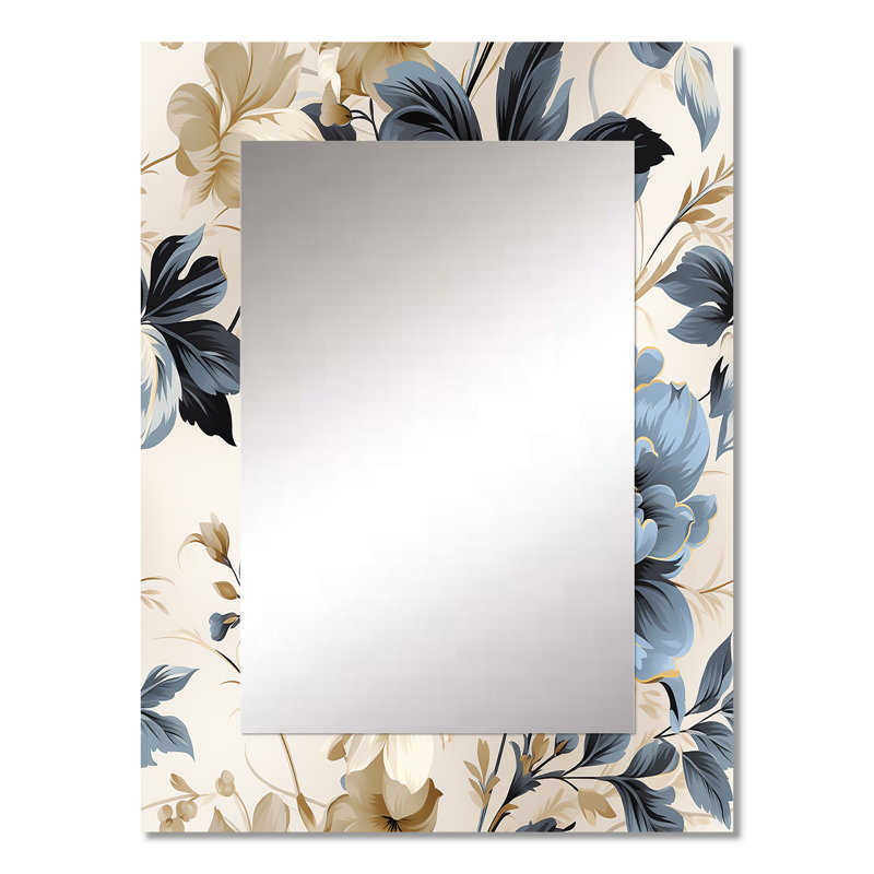 Staphanie Urban Victorian Chic Victorian Motif - Miroir floral, 32 po x 24 po
